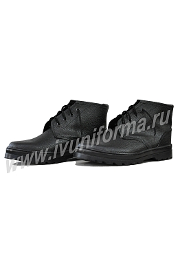 Ботинки юфть/кирза мужские