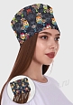 Колпак медицинский на резинке унисекс арт. ГУ-12-330-СТР - 1